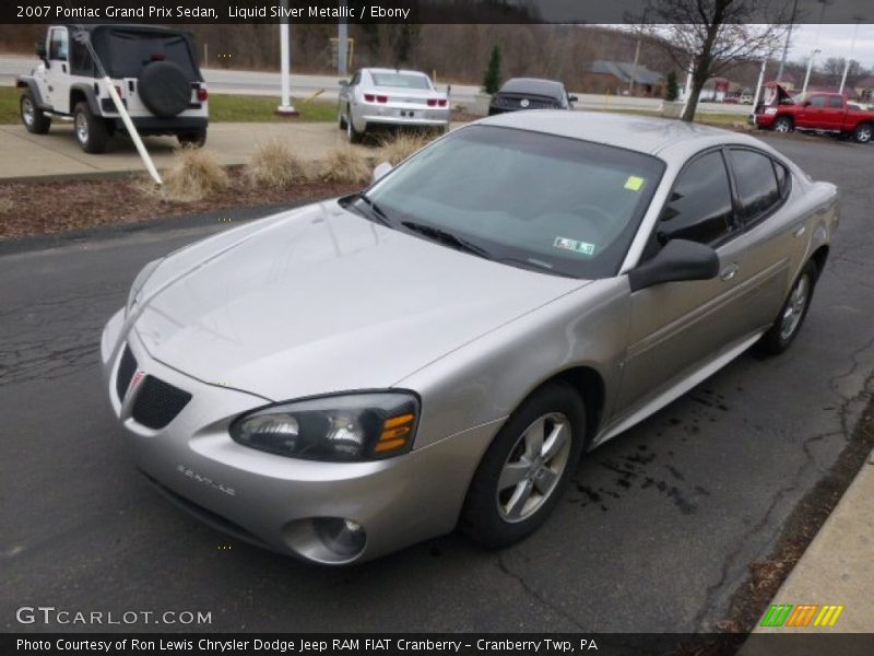 Liquid Silver Metallic / Ebony 2007 Pontiac Grand Prix Sedan