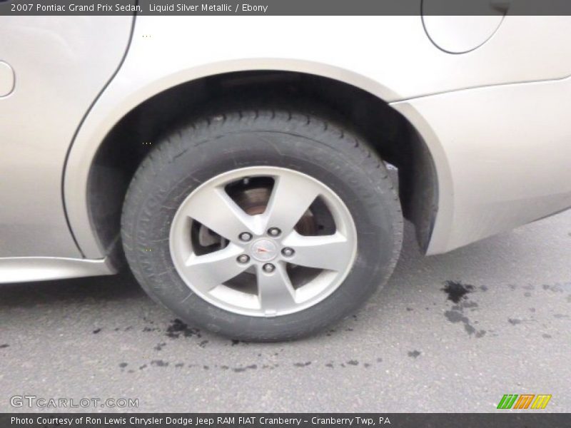 Liquid Silver Metallic / Ebony 2007 Pontiac Grand Prix Sedan