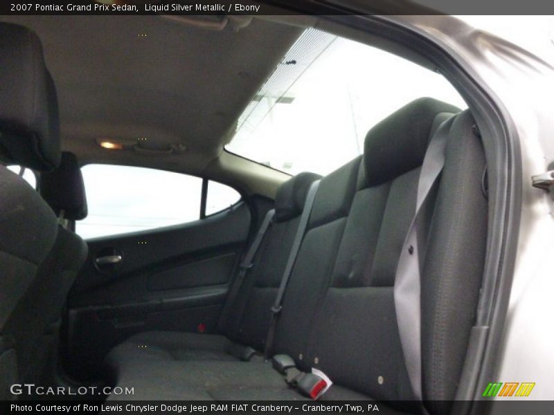 Liquid Silver Metallic / Ebony 2007 Pontiac Grand Prix Sedan