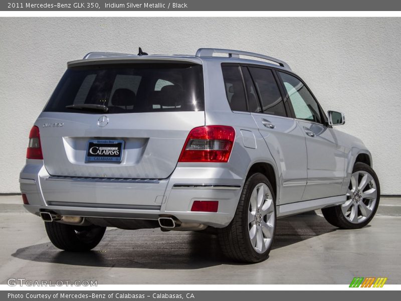 Iridium Silver Metallic / Black 2011 Mercedes-Benz GLK 350