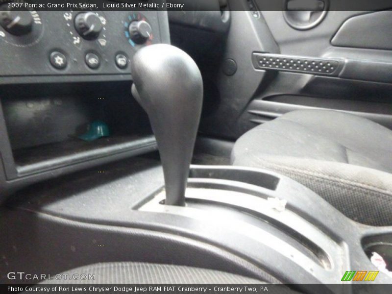 Liquid Silver Metallic / Ebony 2007 Pontiac Grand Prix Sedan