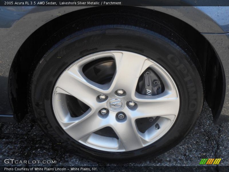 Lakeshore Silver Metallic / Parchment 2005 Acura RL 3.5 AWD Sedan