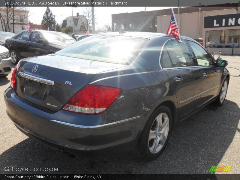 Lakeshore Silver Metallic / Parchment 2005 Acura RL 3.5 AWD Sedan