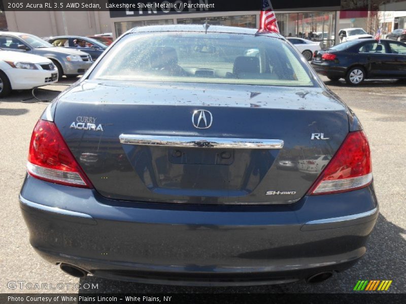 Lakeshore Silver Metallic / Parchment 2005 Acura RL 3.5 AWD Sedan