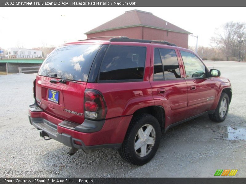 Majestic Red Metallic / Medium Oak 2002 Chevrolet TrailBlazer LTZ 4x4
