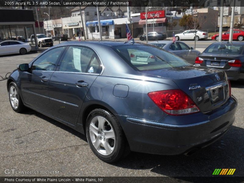 Lakeshore Silver Metallic / Parchment 2005 Acura RL 3.5 AWD Sedan