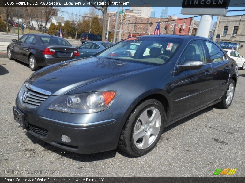 Lakeshore Silver Metallic / Parchment 2005 Acura RL 3.5 AWD Sedan