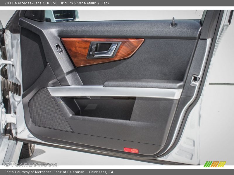 Iridium Silver Metallic / Black 2011 Mercedes-Benz GLK 350