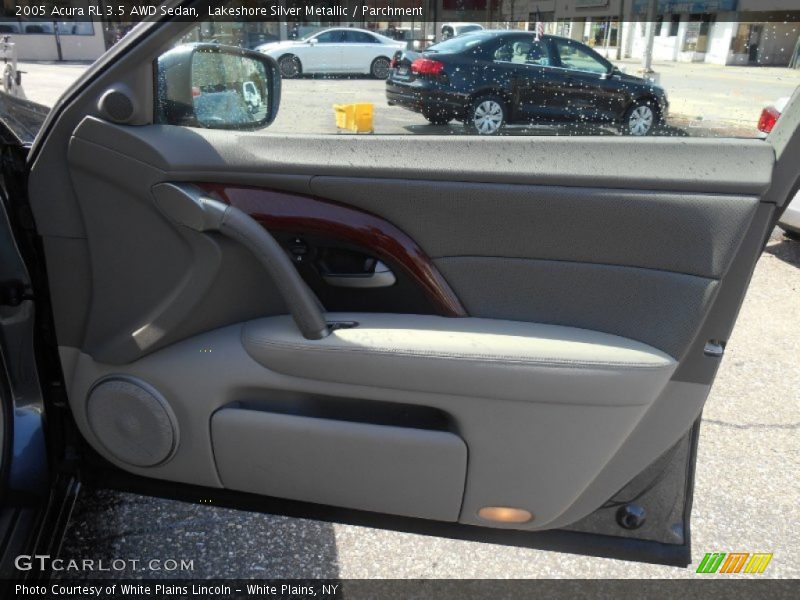 Lakeshore Silver Metallic / Parchment 2005 Acura RL 3.5 AWD Sedan