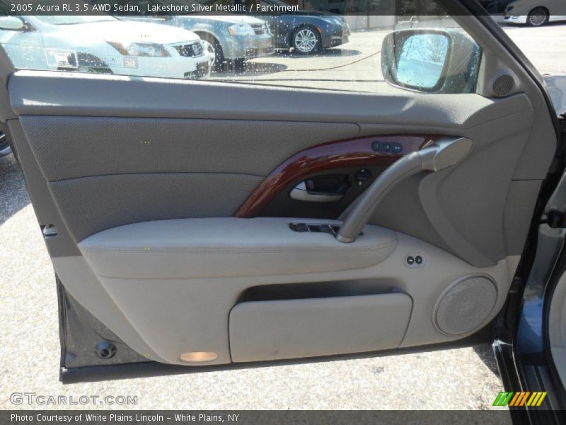 Lakeshore Silver Metallic / Parchment 2005 Acura RL 3.5 AWD Sedan