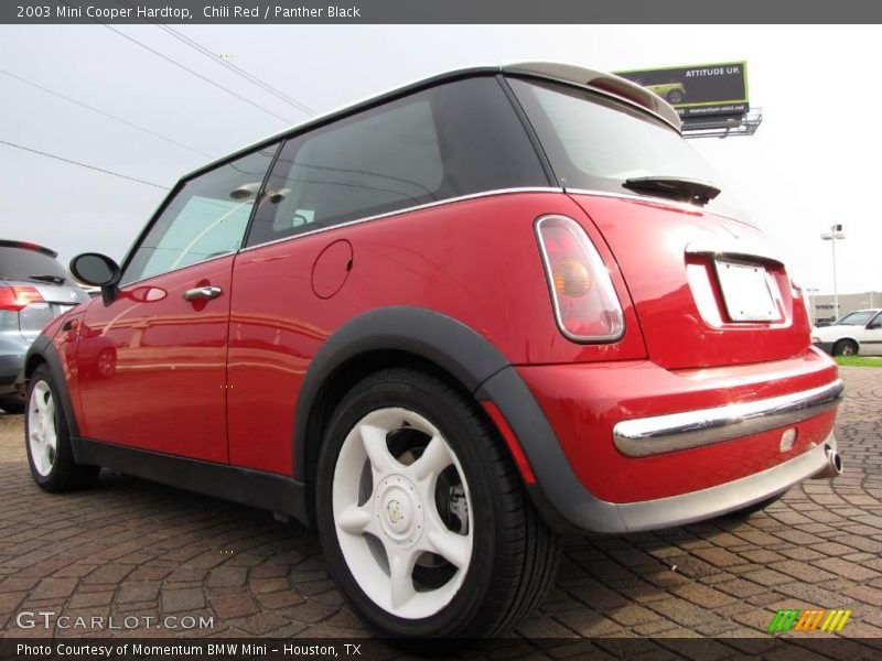 Chili Red / Panther Black 2003 Mini Cooper Hardtop