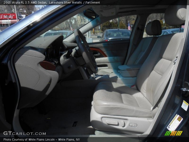 Lakeshore Silver Metallic / Parchment 2005 Acura RL 3.5 AWD Sedan