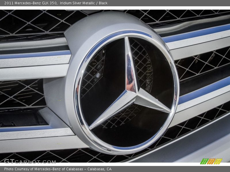 Iridium Silver Metallic / Black 2011 Mercedes-Benz GLK 350
