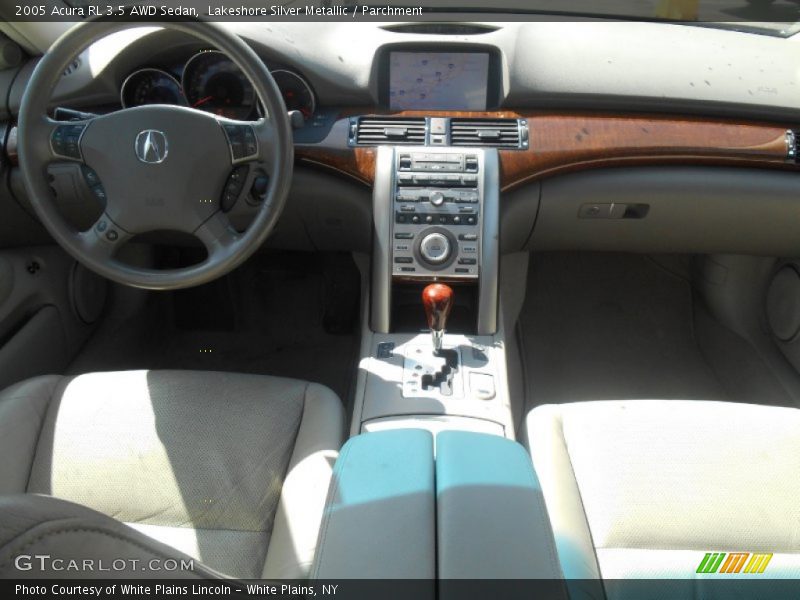 Lakeshore Silver Metallic / Parchment 2005 Acura RL 3.5 AWD Sedan