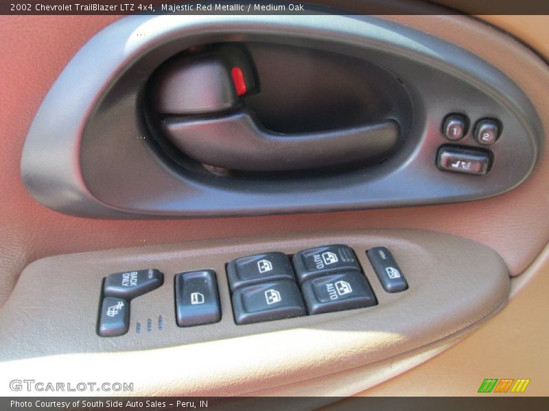Majestic Red Metallic / Medium Oak 2002 Chevrolet TrailBlazer LTZ 4x4