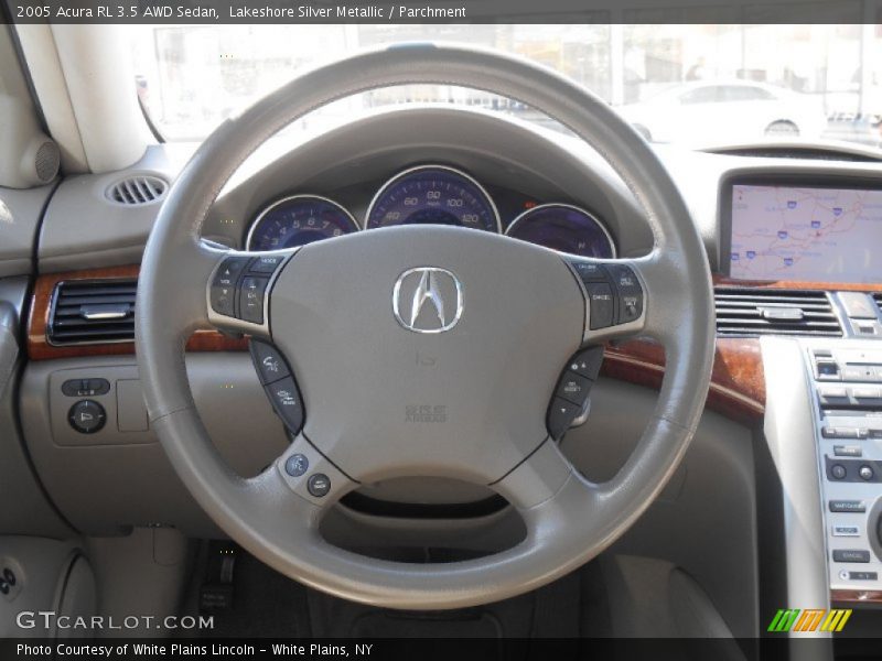 Lakeshore Silver Metallic / Parchment 2005 Acura RL 3.5 AWD Sedan