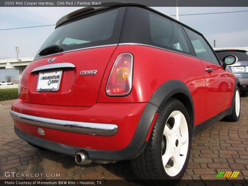 Chili Red / Panther Black 2003 Mini Cooper Hardtop