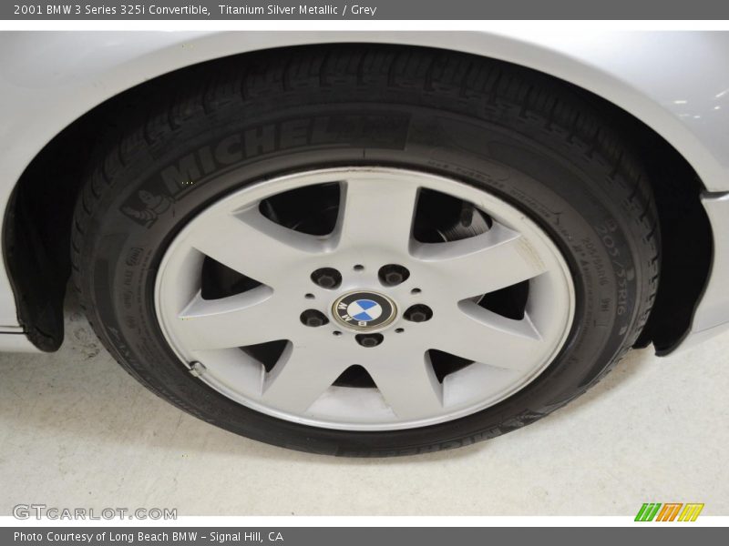 Titanium Silver Metallic / Grey 2001 BMW 3 Series 325i Convertible