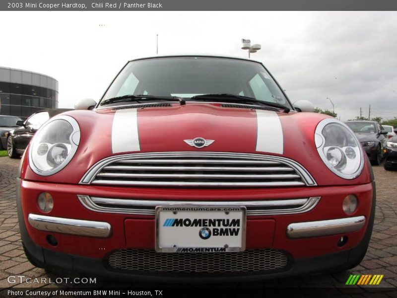 Chili Red / Panther Black 2003 Mini Cooper Hardtop