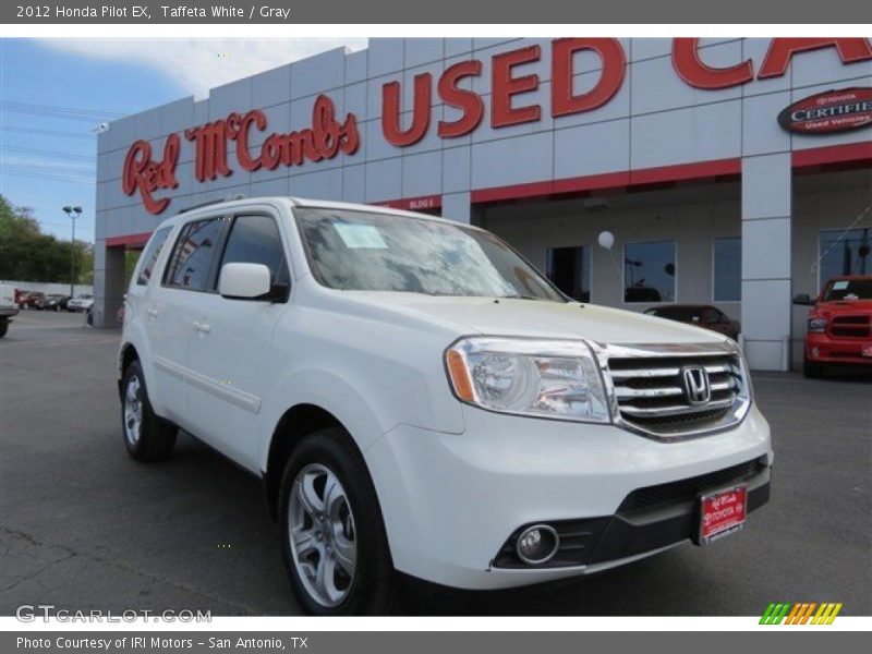 Taffeta White / Gray 2012 Honda Pilot EX