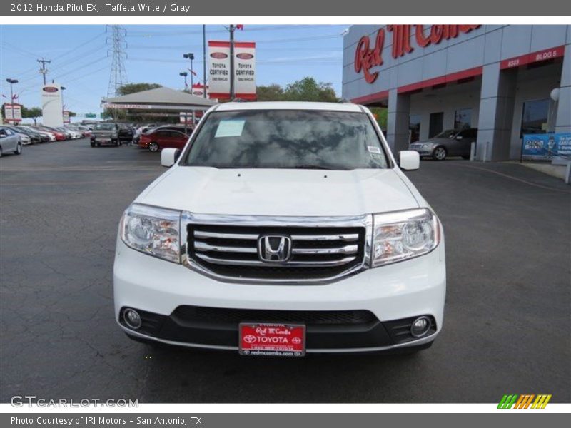 Taffeta White / Gray 2012 Honda Pilot EX