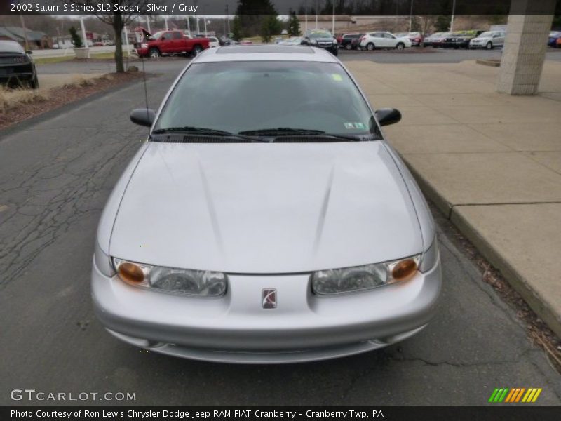 Silver / Gray 2002 Saturn S Series SL2 Sedan