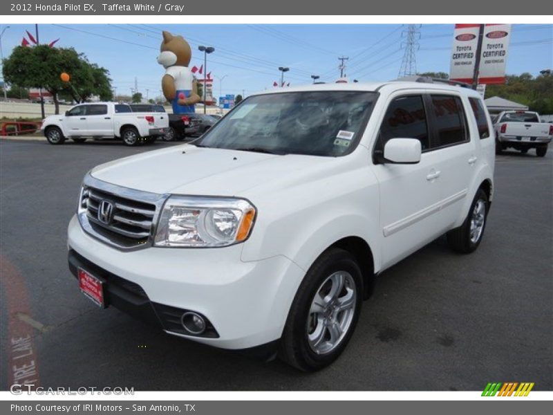 Taffeta White / Gray 2012 Honda Pilot EX