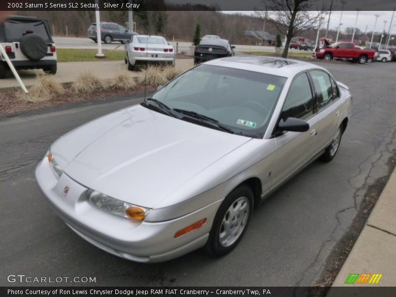 Silver / Gray 2002 Saturn S Series SL2 Sedan