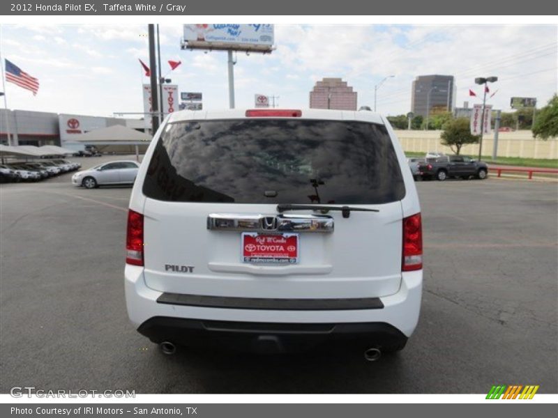 Taffeta White / Gray 2012 Honda Pilot EX