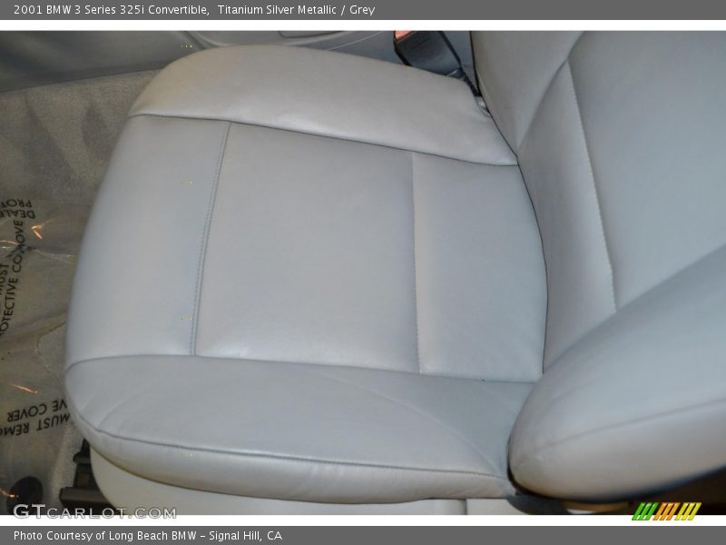Titanium Silver Metallic / Grey 2001 BMW 3 Series 325i Convertible