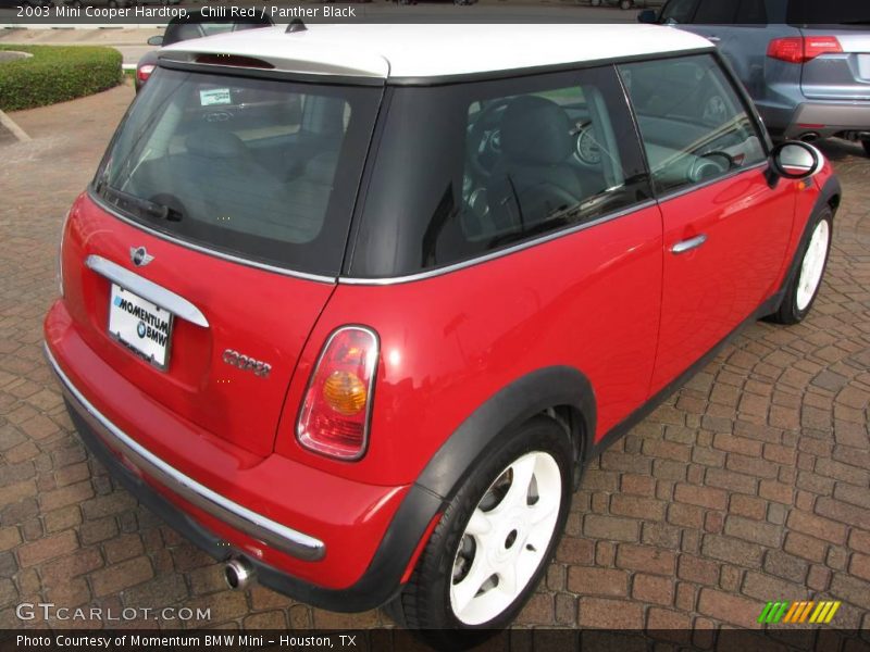 Chili Red / Panther Black 2003 Mini Cooper Hardtop