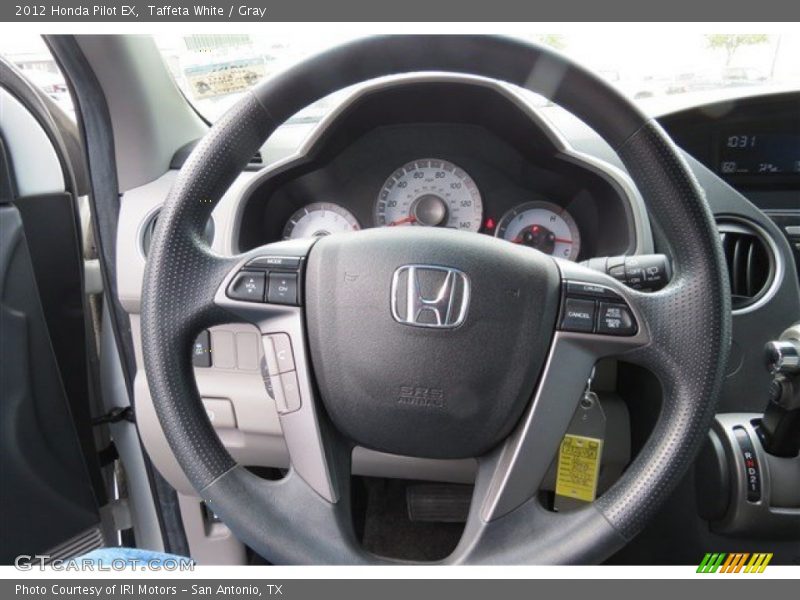 Taffeta White / Gray 2012 Honda Pilot EX