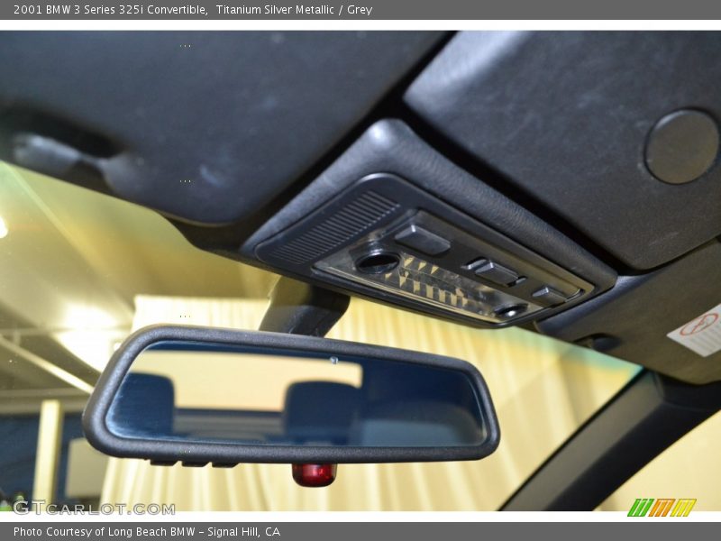 Titanium Silver Metallic / Grey 2001 BMW 3 Series 325i Convertible