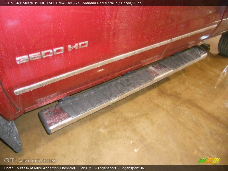 Sonoma Red Metallic / Cocoa/Dune 2015 GMC Sierra 3500HD SLT Crew Cab 4x4