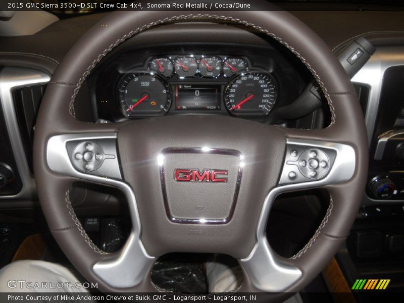  2015 Sierra 3500HD SLT Crew Cab 4x4 Steering Wheel