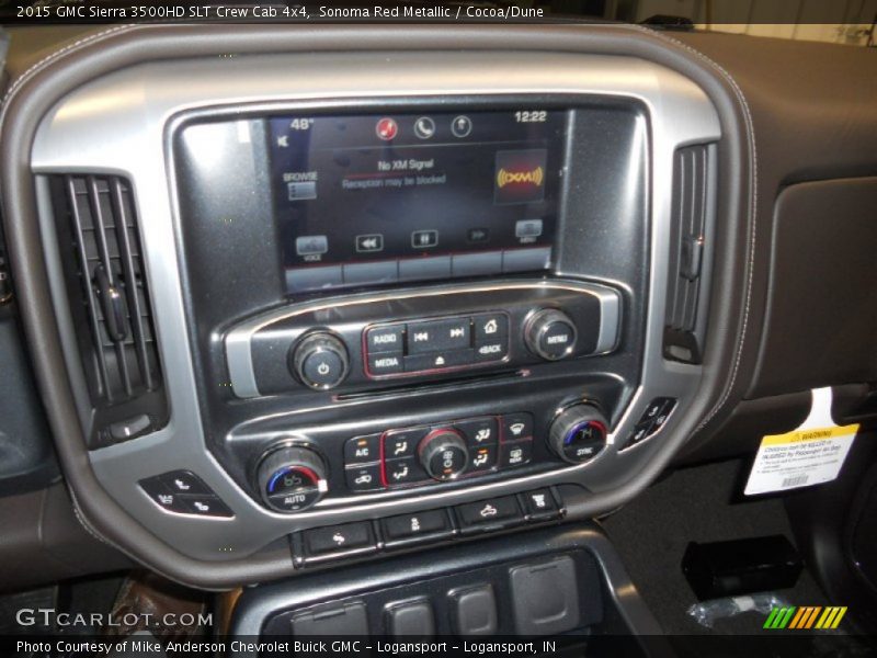 Controls of 2015 Sierra 3500HD SLT Crew Cab 4x4