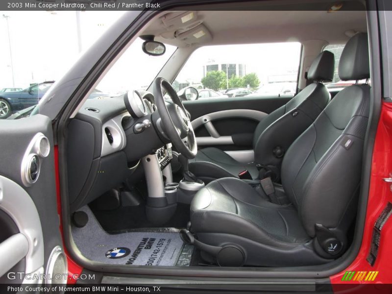 Chili Red / Panther Black 2003 Mini Cooper Hardtop