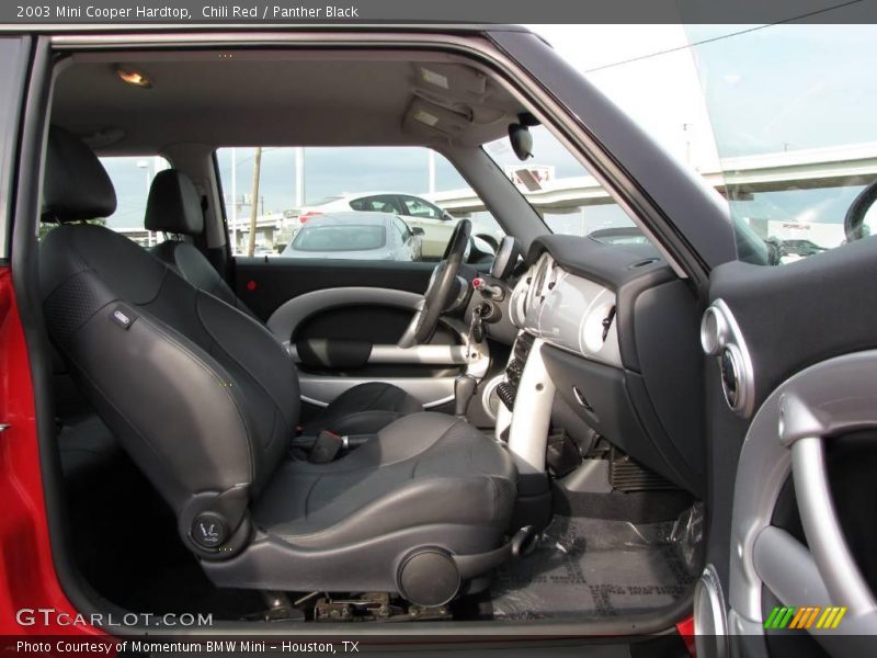 Chili Red / Panther Black 2003 Mini Cooper Hardtop