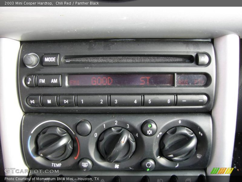 Chili Red / Panther Black 2003 Mini Cooper Hardtop