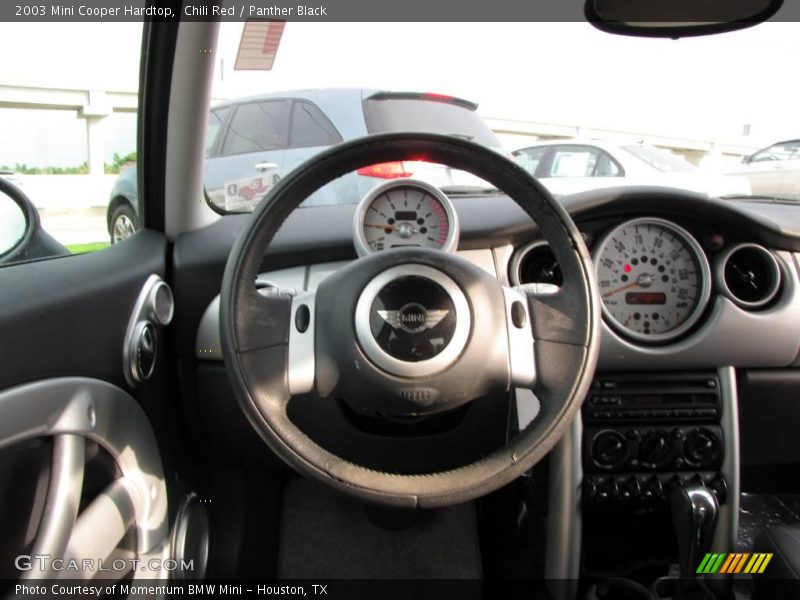 Chili Red / Panther Black 2003 Mini Cooper Hardtop