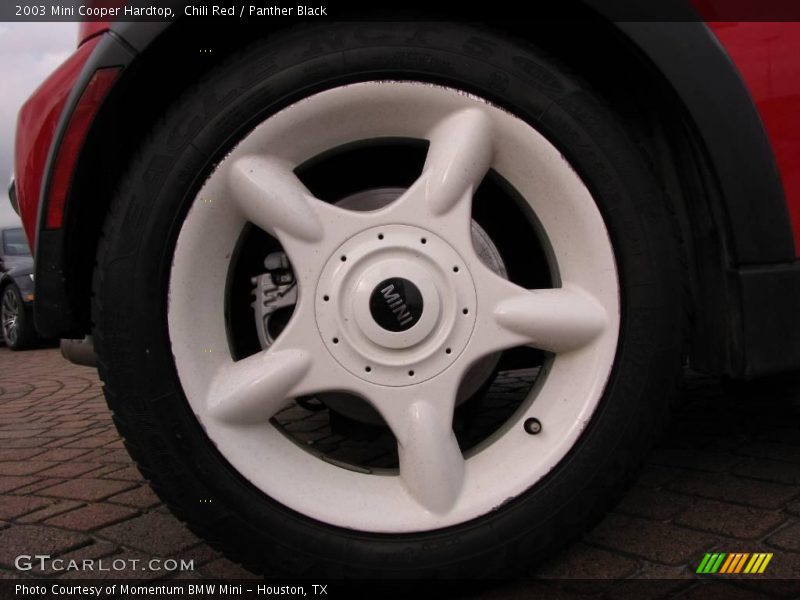 Chili Red / Panther Black 2003 Mini Cooper Hardtop