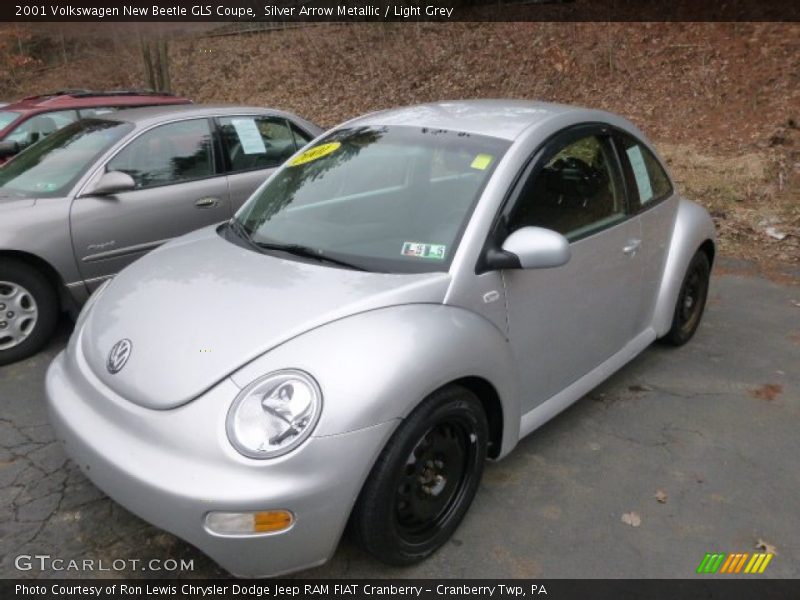 Silver Arrow Metallic / Light Grey 2001 Volkswagen New Beetle GLS Coupe