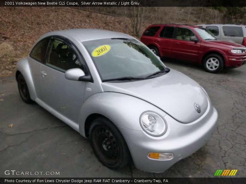 Silver Arrow Metallic / Light Grey 2001 Volkswagen New Beetle GLS Coupe