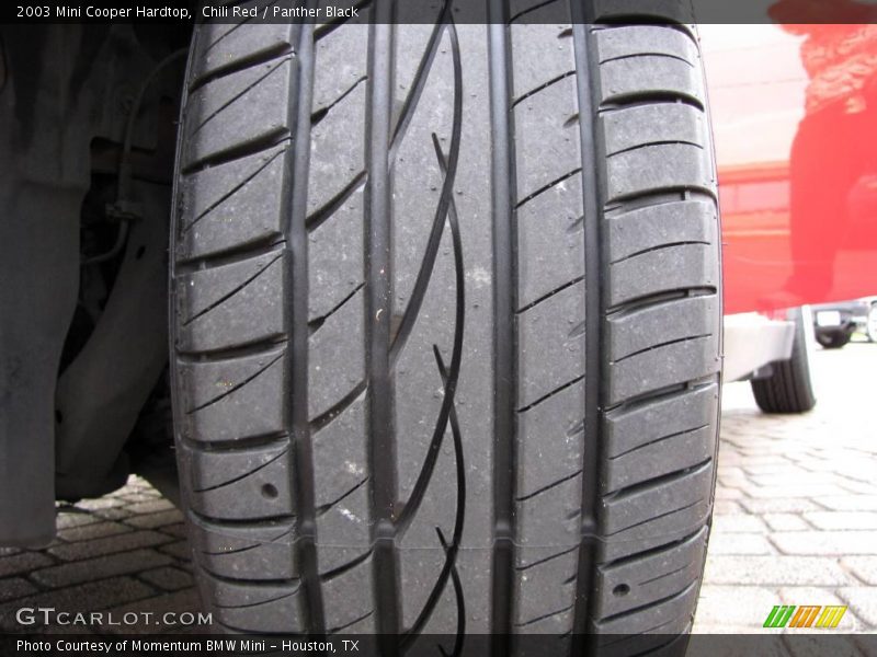 Chili Red / Panther Black 2003 Mini Cooper Hardtop