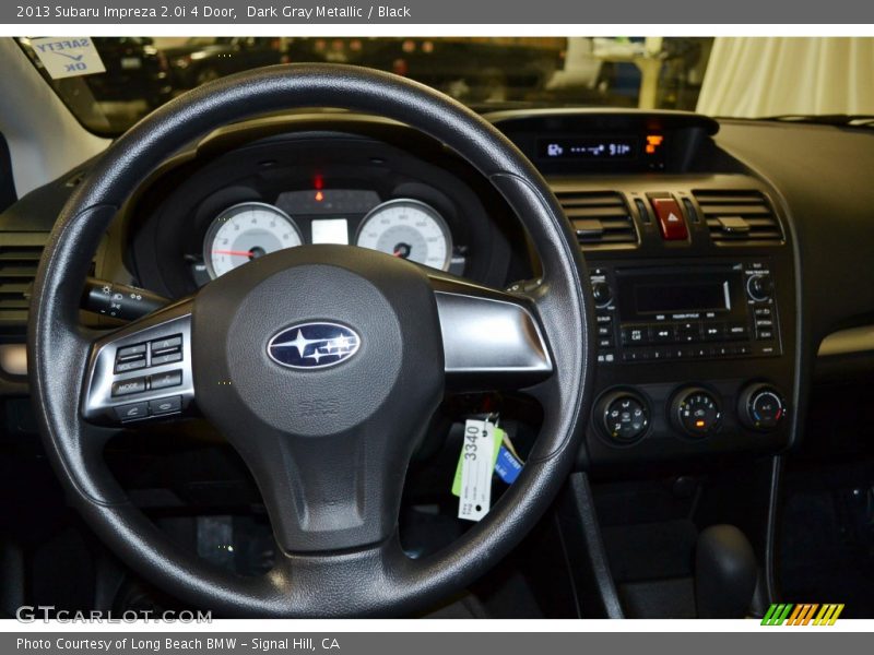 Dark Gray Metallic / Black 2013 Subaru Impreza 2.0i 4 Door