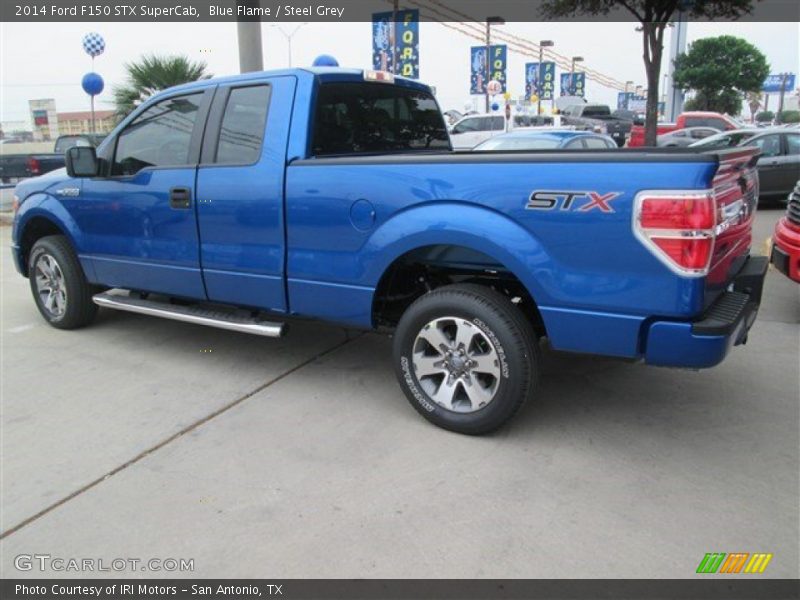 Blue Flame / Steel Grey 2014 Ford F150 STX SuperCab