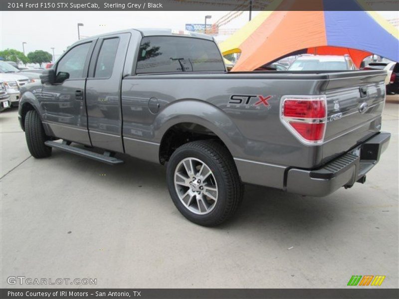 Sterling Grey / Black 2014 Ford F150 STX SuperCab