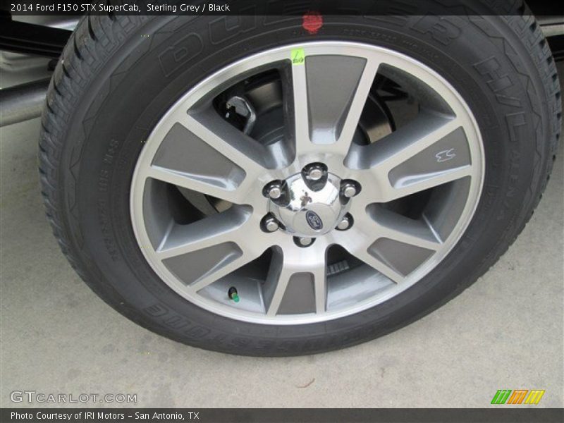 Sterling Grey / Black 2014 Ford F150 STX SuperCab