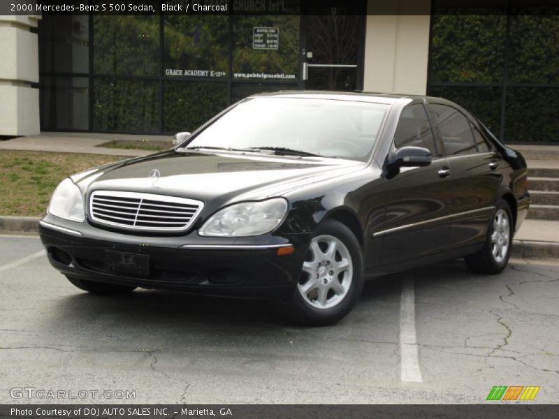 Black / Charcoal 2000 Mercedes-Benz S 500 Sedan