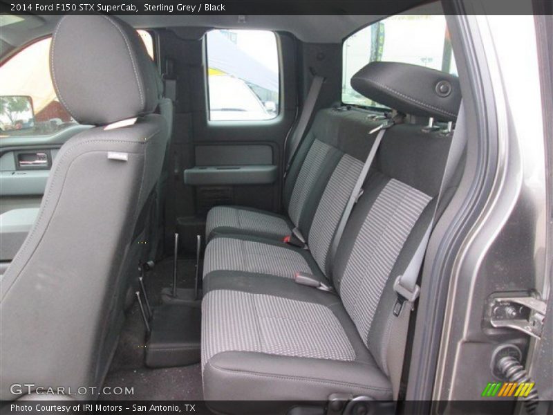 Sterling Grey / Black 2014 Ford F150 STX SuperCab